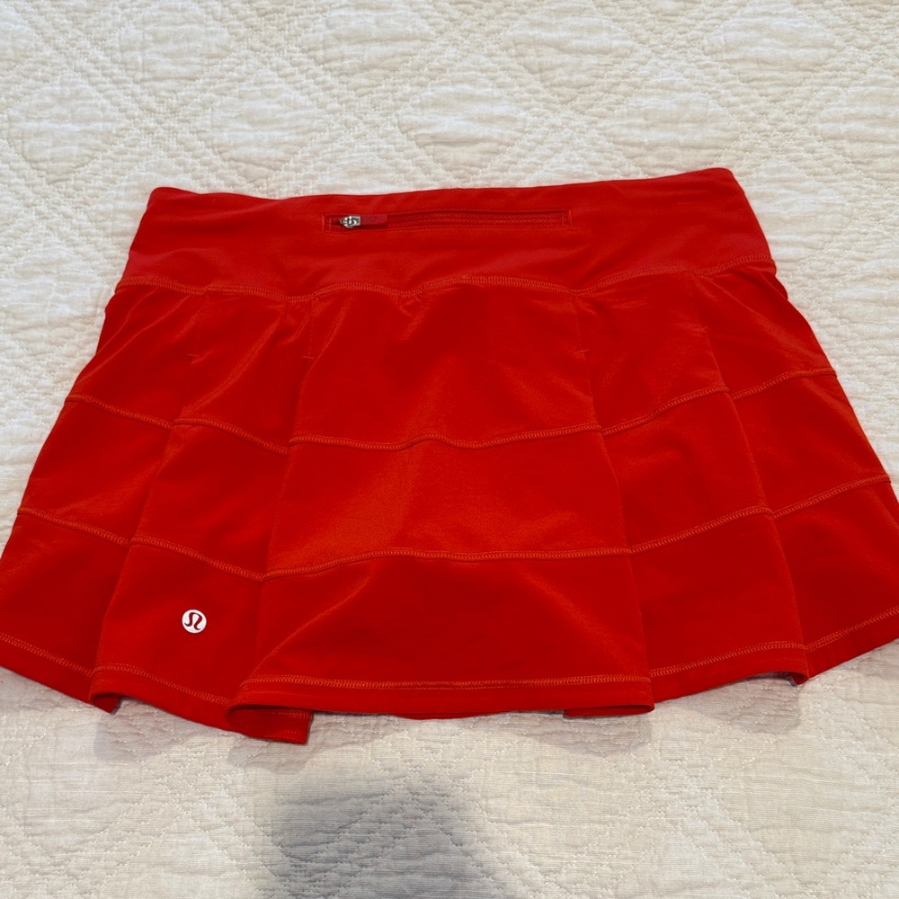 Lululemon Athletica Hot Heat Pace Rival Skort Size 4 Regular Length
